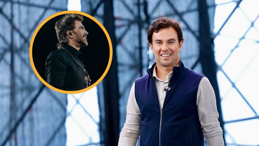 Checo Pérez fue al concierto de Alejandro Fernández, ¡El Potrillo casi lo sube al escenario!