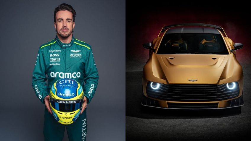 Fernando Alonso, el piloto de F1 ya conduce el Aston Martin que él mismo ayudó a diseñar