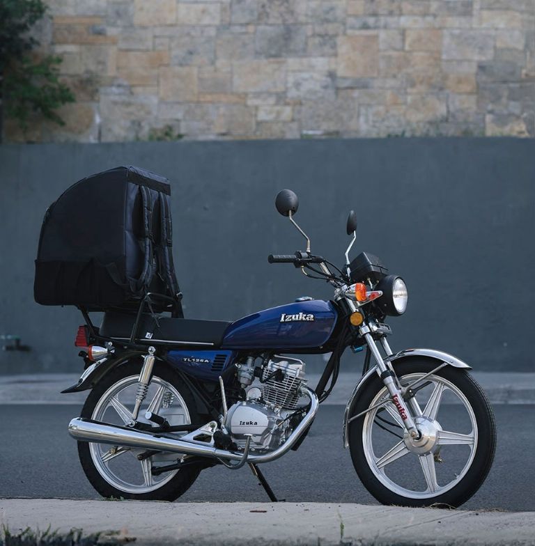 Moto Izuka, Moto de trabajo, Moto barata, Motocicleta de repartidor