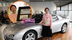 Mujer japonesa de 80 años regresa su Mazda RX-7 manual intacto, ¡está precioso!