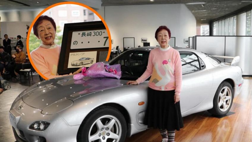 Mujer japonesa de 80 años regresa su Mazda RX-7 manual intacto, ¡está precioso!