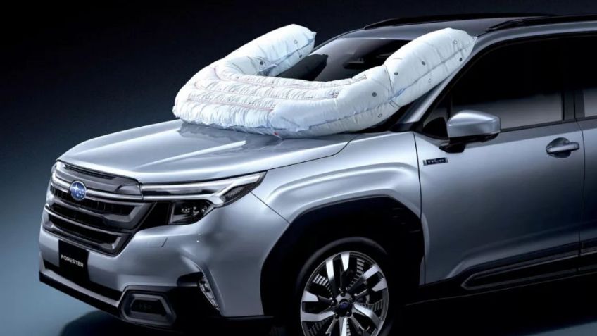 Subaru innova con un sistema de seguridad para ciclistas; se trata de un airbag exterior