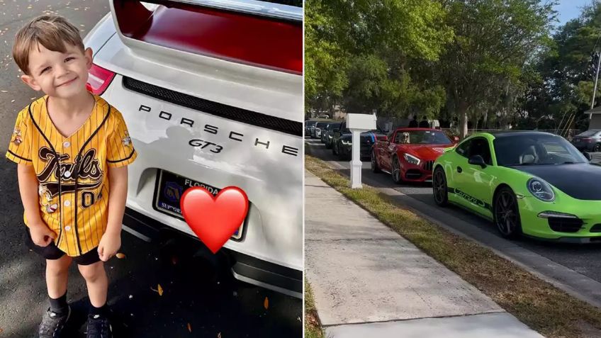 Madre pide a dueños de súper autos sorprender a su hijo por su cumpleaños, ¡y lo logró!