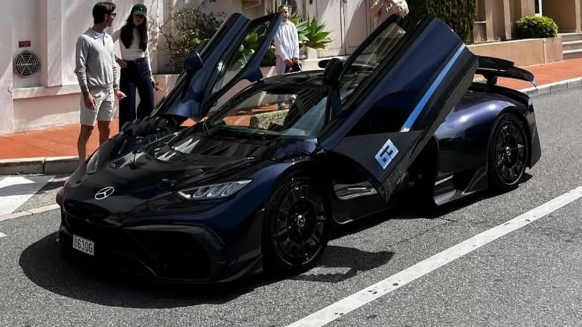 George Russell estrena un Mercedes-AMG One, un auto de calle con todo el poder de un F1