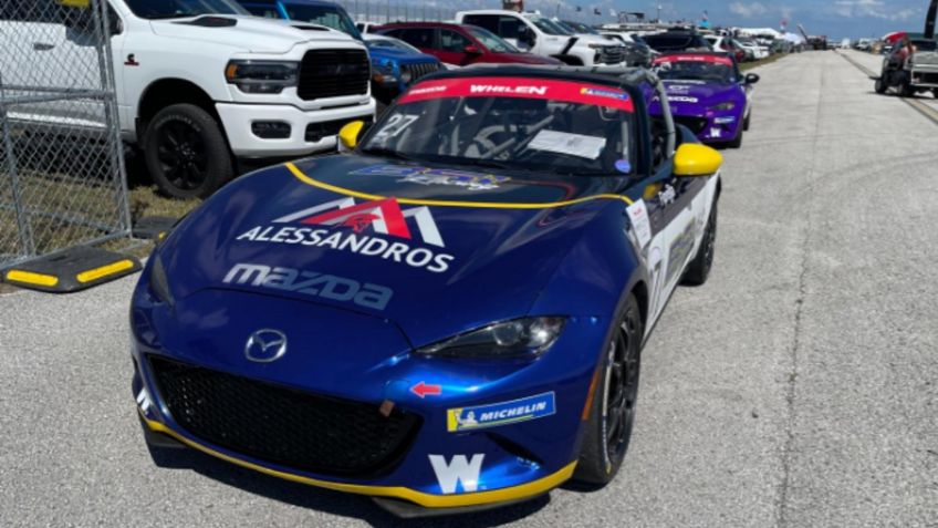 Helio Meza, el piloto competirá en Barber Motorsports Park