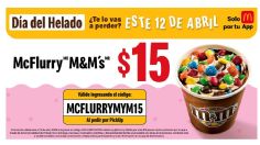 ¡Celebremos el Día del Helado con un McFlurry M&M a solo $15!