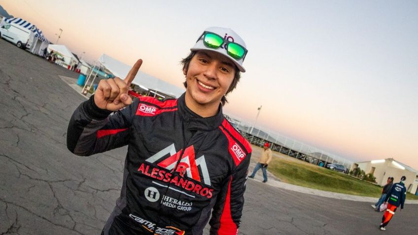 El joven piloto Helio Meza, quiere concretar con podio en el Hickory Motor Speedway