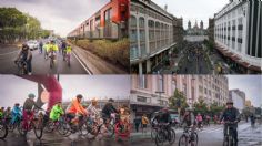 Cientos de ciclistas pedalearon 15 kilómetros de la Ciclovía Gran Tenochtitlán en CDMX