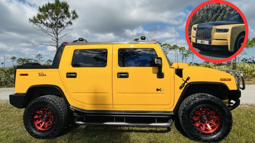 VIRAL: Un Hummer fue usado para cargar en su techo a un Rolls-Royce, ¡qué locura!