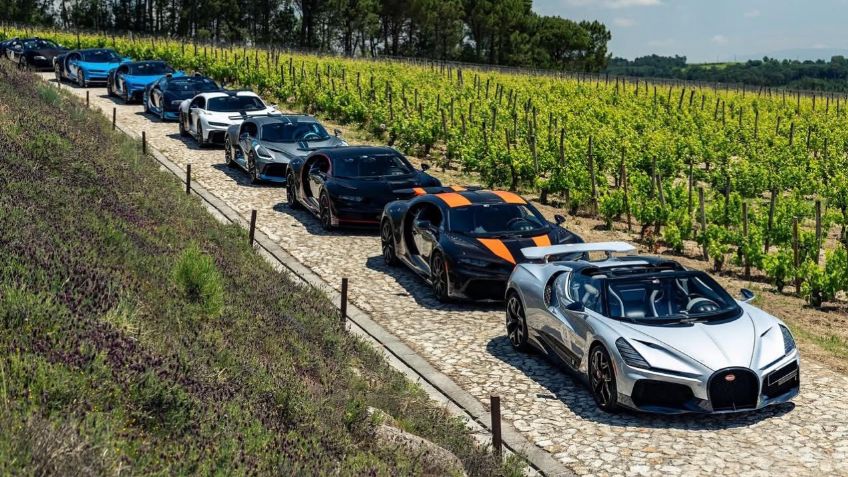 Bugatti Grand Tour: El tour de manejo por Portugal que roba el aliento