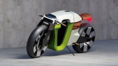 Skoda Auto recrea una motocicleta de 1899, pero en una versión café racer futurista