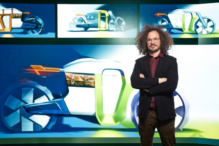 Así es la futurista motocicleta Skoda Slavia B