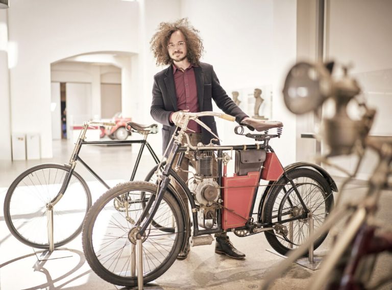 Así era la antigua motocicleta Skoda Slavia B