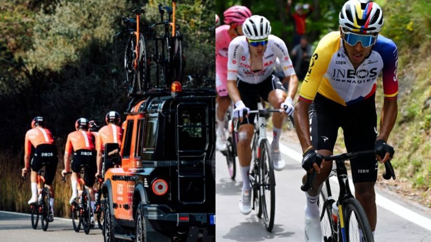 El equipo ciclista de INEOS compite en el Giro de Italia 2025 y su vehículo de apoyo es de los más espectaculares