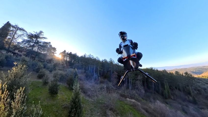 Volonaut Airbike: Una súper moto voladora que promete ser un gran avance en la movilidad personal