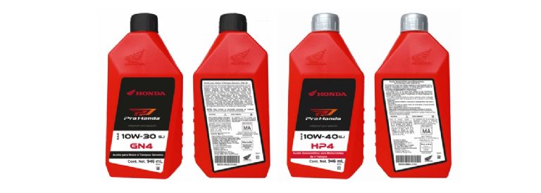 Aceites y lubricantes Pro-Honda