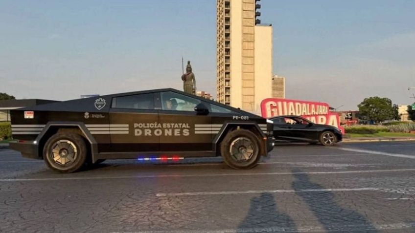 Video: ¡Jalisco estrena patrullas Tesla Cybertruck! Así lucen estos eléctricos en el estado