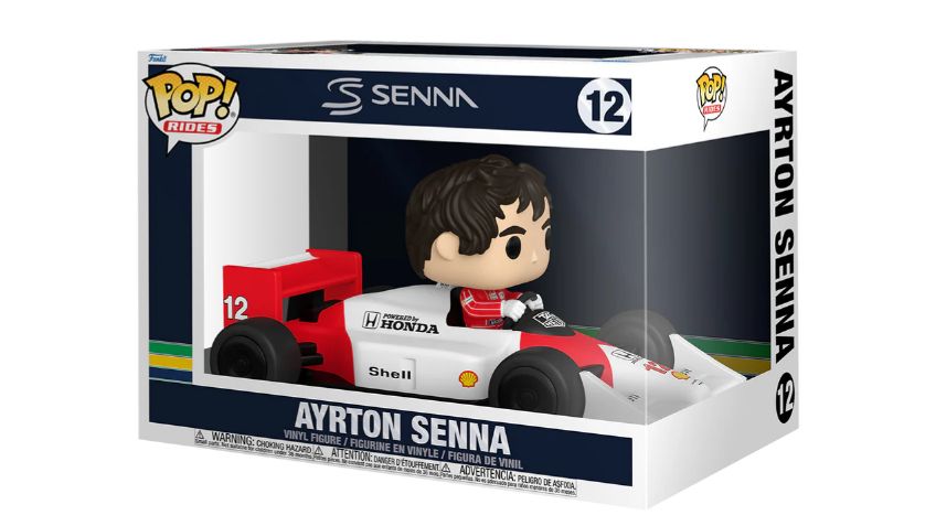 Funko Pop de Ayrton Senna en su McLaren icónico emociona a fans de la F1