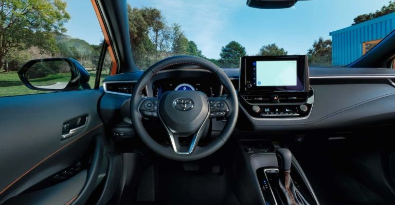 Interior del Corolla FX Hatchback
