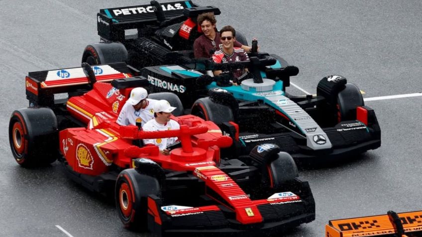 ¡22,000 horas tardó LEGO en construir los monoplazas de F1 con bloques de juguete!