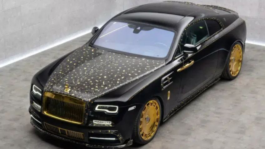 Nuevo Rolls-Royce Wraith de Mansory: ¡Tiene salpicaduras de oro!