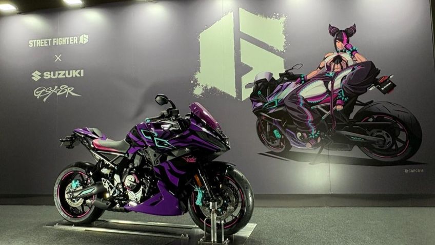 Así es la motocicleta Suzuki que está inspirada en Street Fighter, el videojuego de peleas
