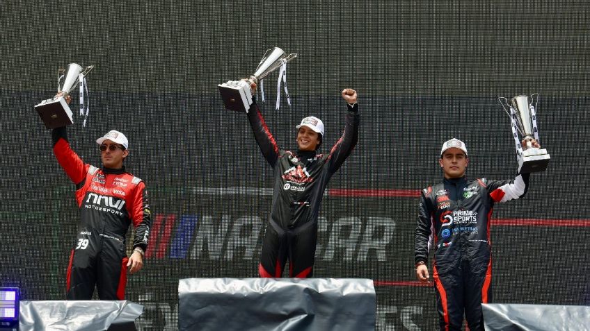 Alessandros Racing consigue doble podio en la Nascar México este viernes