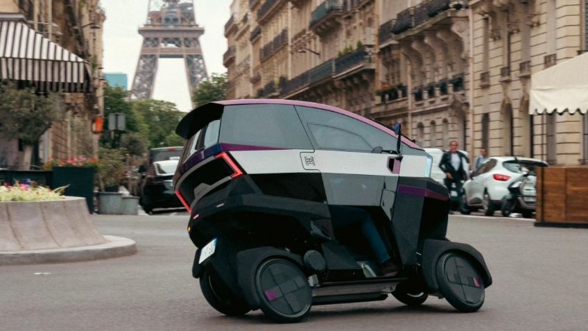 Aemotion presenta una cuatrimoto compacta, futurista y con chasis pendular