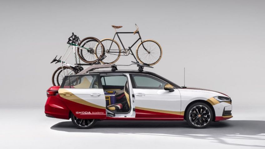 Skoda L&K 130: El vehículo de apoyo para ciclistas que se exhibirá en el Tour de Francia 2025