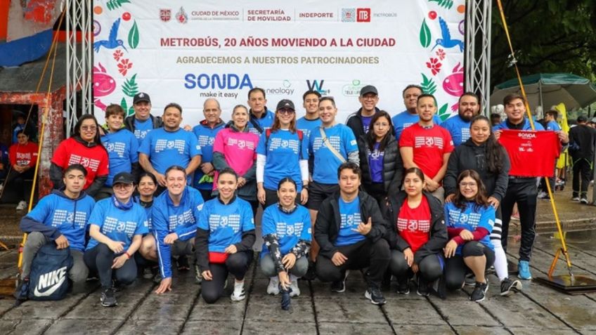 Metrobús de la CDMX celebra 20 años y SONDA es importante para impulsar la electromovilidad