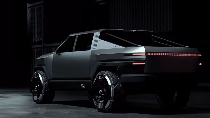 No es la Cybertruck de Tesla, pero GAC diseña una pickup futurista en China