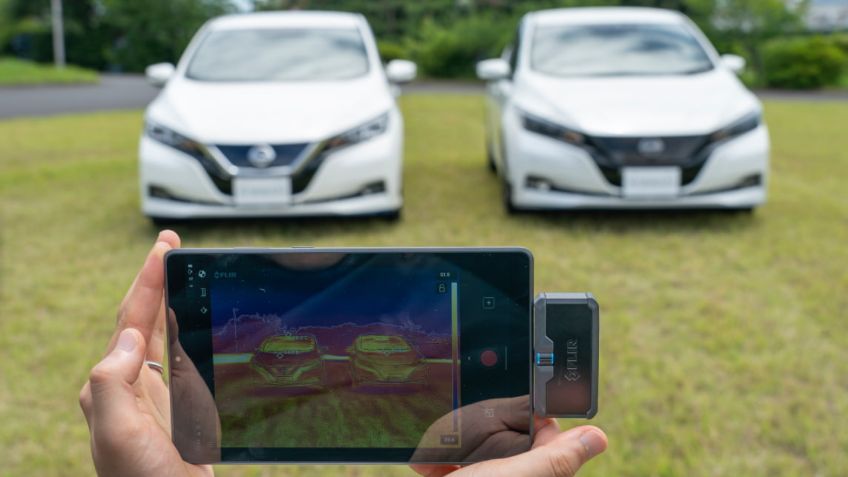 Nissan prueba pintura con metamateriales que enfría tu auto hasta 12 °C menos