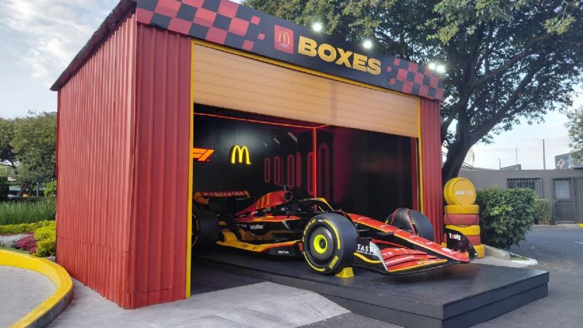 Toda la adrenalina de la F1 llega a toda velocidad a McDonald’s