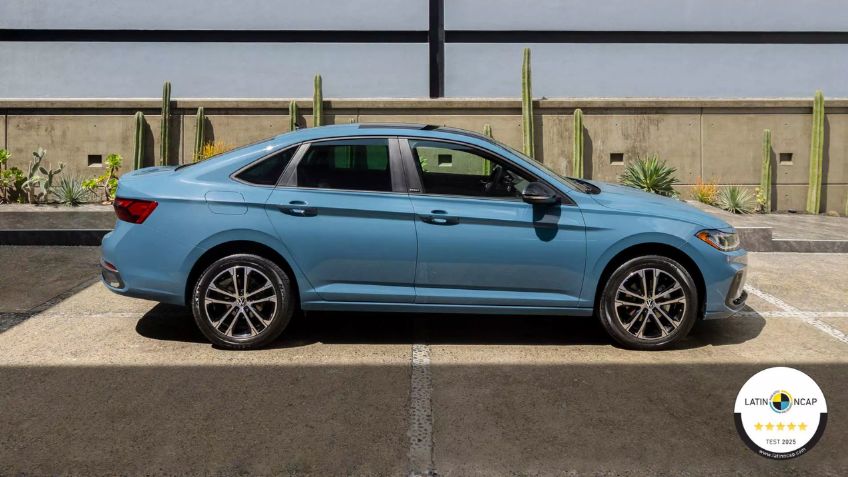 Nuevo Volkswagen Jetta 2025 recibe 5 estrellas en seguridad por Latin NCAP en toda su gama