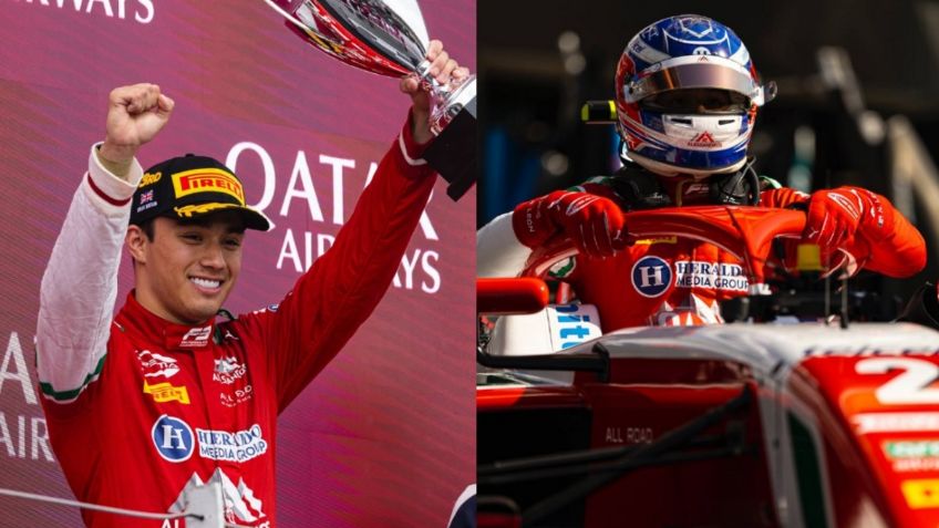 Noel León, con podio y puntos en la F3 del GP de Gran Bretaña 2025