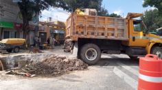 Se forma nuevo sacavón en la CDMX, esta vez en Calzada de los Misterios