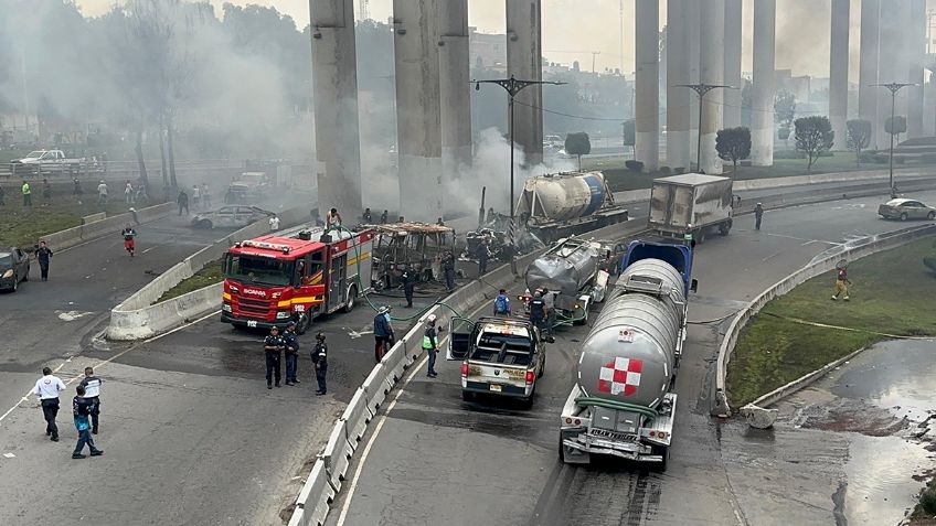 Rutas alternas en autopista México-Puebla tras el accidente en el Puente de la Concordia