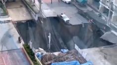 Captan como se forma socavón de 50 metros en Tailandia