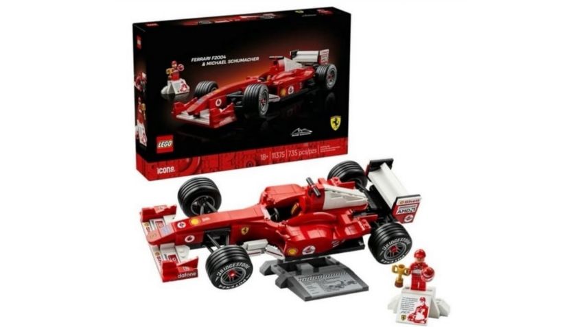 Lego anuncia set del legendario F2004 de Michael Schumacher