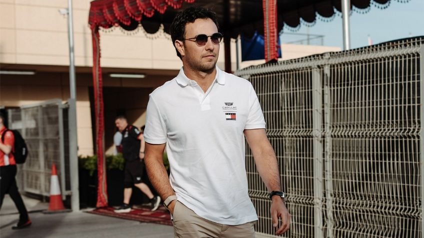 Checo Pérez ocasiona una bandera roja durante el segundo día de pruebas en Bahréin