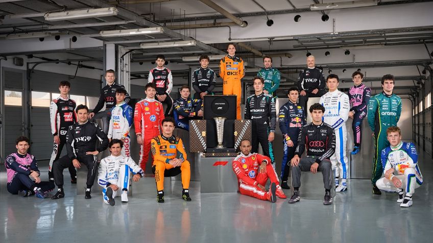 Pilotos se toman la foto oficial de la temporada 2026 de la F1