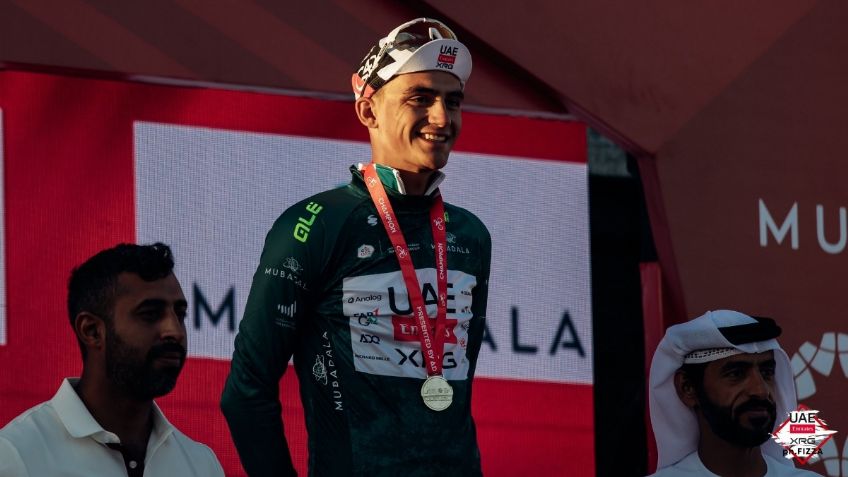Isaac del Toro finaliza segundo en tercera etapa del UAE Tour 2026