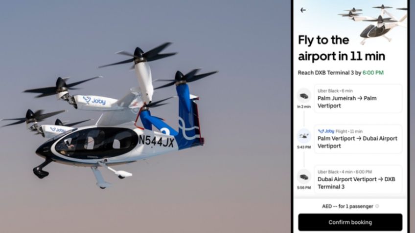 Uber va más allá en Dubái y presenta taxis voladores, ¿Veremos algo así en México?