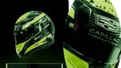 Foto ilustrativa de la nota titulada: Checo Pérez presenta el casco que usará en su regreso a la F1
