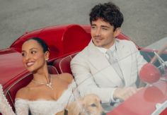 Foto ilustrativa de nota Charles Leclerc revela detalles de su boda con Alexandra Saint Mleux