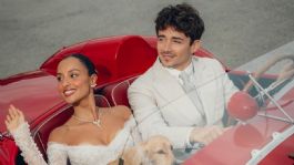 Foto que representa a Charles Leclerc revela detalles de su boda con Alexandra Saint Mleux