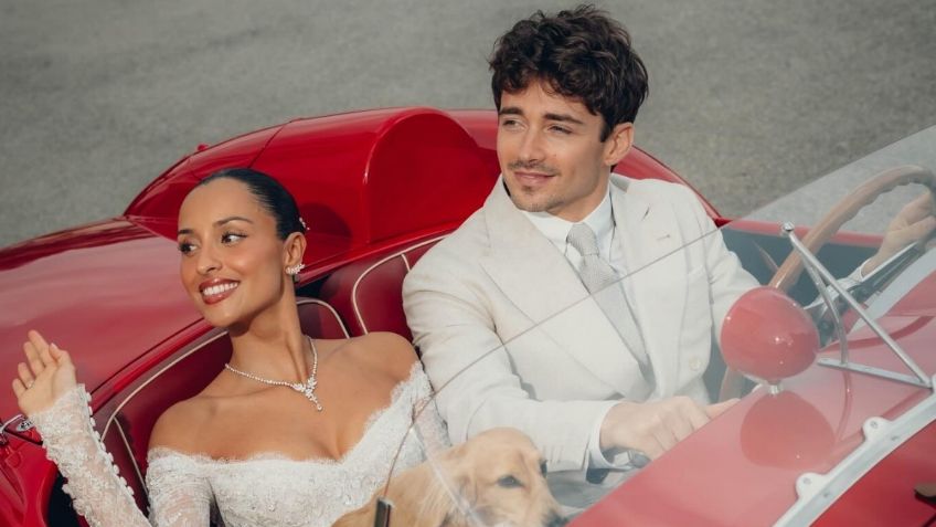 Charles Leclerc revela detalles de su boda con Alexandra Saint Mleux