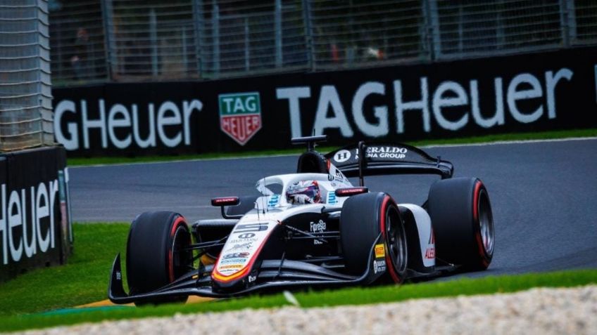 Noel León, piloto de Alessandros Racing mexicano logra el segundo lugar en la Sprint F2 en Australia en su debut