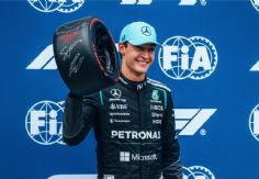 Foto ilustrativa de nota Martin Brundle afirma que George Russell perdió la cabeza durante el GP de Japón