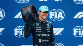 Foto que representa a Martin Brundle afirma que George Russell perdió la cabeza durante el GP de Japón